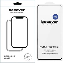Захисне скло BECOVER для Nubia Neo 3 5G 10D Black (714762)