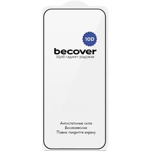 Захисне скло BECOVER для Poco F8 Pro 10D Black (714763)