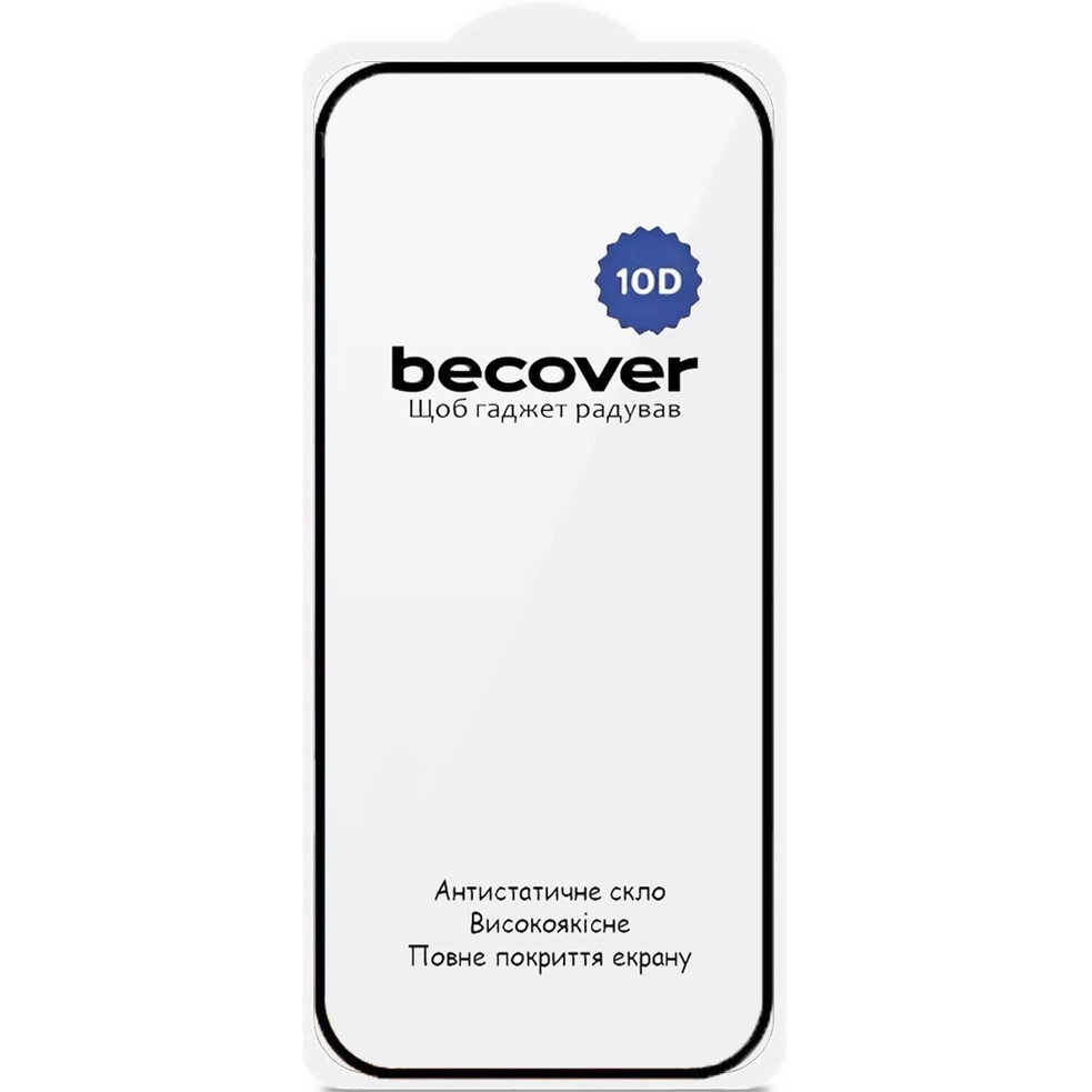 Защитное стекло BECOVER для Realme 15T 10D Black (714765) Тип стекло