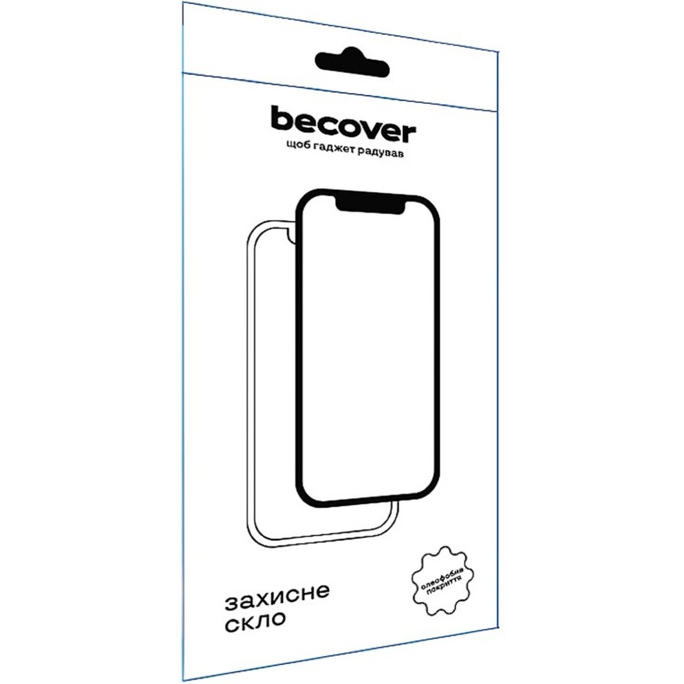 Защитное стекло BECOVER для Realme 15T 10D Black (714765) Покрытие глянец