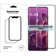 Защитное стекло BECOVER EDGE для Motorola Edge 60 Pro Black (714771)