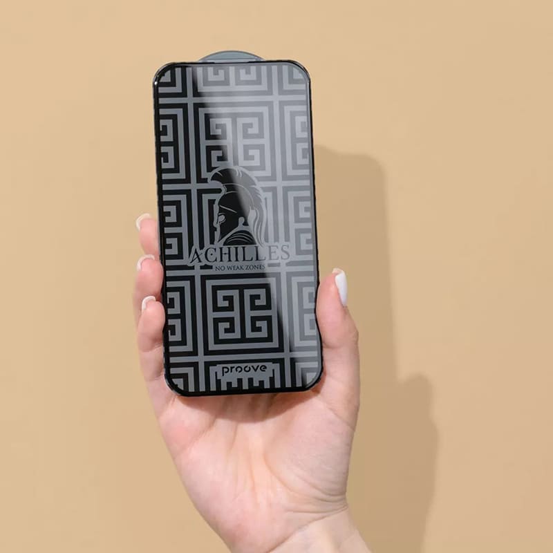 Заказать Защитное стекло PROOVE Achilles для Apple iPhone 17 Pro Black (PGPAIP17P001)