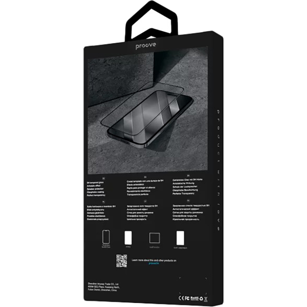 Защитное стекло PROOVE Premium для Samsung Galaxy S24 Plus/S25 Plus Black (PGPPMSS24P01) Совместимость по модели  Samsung Galaxy S25 Plus