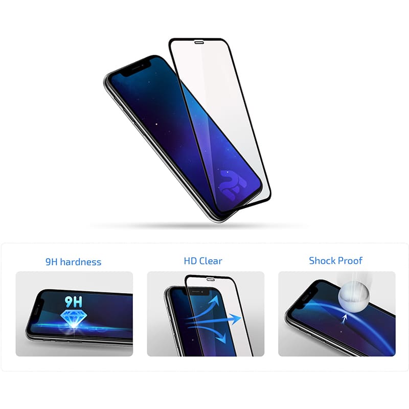 Защитное стекло 2E для Apple iPhone 11 Black (2E-IP-11.-6.1-SMFCFG-BB) Совместимость по модели  Apple iPhone 11