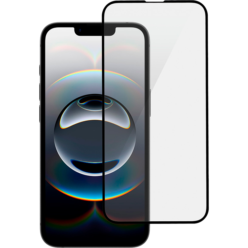 Защитное стекло 2E для Apple iPhone 16e Black (2E-IP-16E.-6.1-SMFCFG-BB) Дополнительно Радиусная шлифовка краев; Плотность 9H