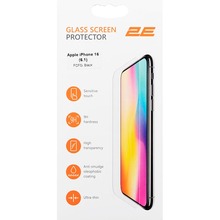 Защитное стекло 2E для Apple iPhone 16 Black (2E-IP-16.-6.1-SMFCFG-BB)