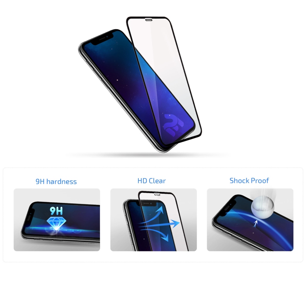 Защитное стекло 2E Samsung Galaxy A35 5G (A356) 2.5D FCFG Black (2E-G-A35-SMFCFG-BB) Тип стекло