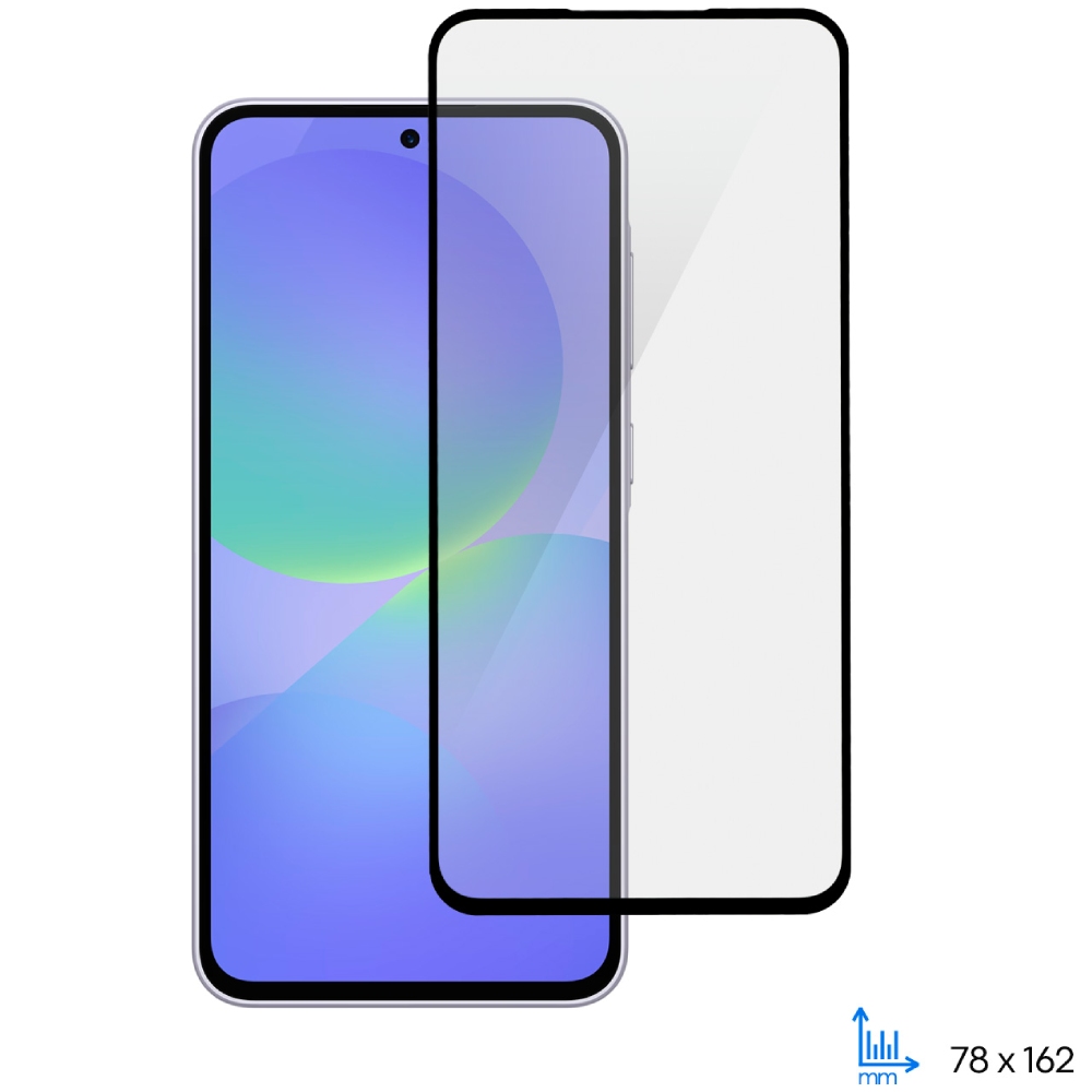 Защитное стекло 2E Samsung Galaxy A36 5G (A366) 2.5D FCFG Black (2E-G-A36-SMFCFG-BB) Дополнительно Радиусная шлифовка краев; Защита от ударов; Плотность 9H; Защита от пыли и грязи