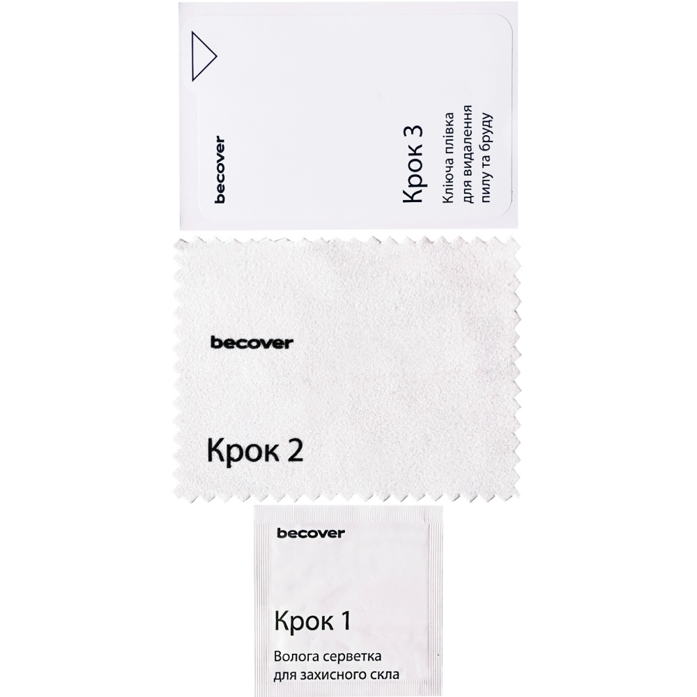 Защитное стекло BECOVER для Motorola Moto G57 Power Black (714855) Покрытие глянец