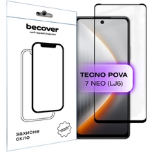 Захисне скло BECOVER для Tecno POVA 7 Neo (LJ6) Black (714920)