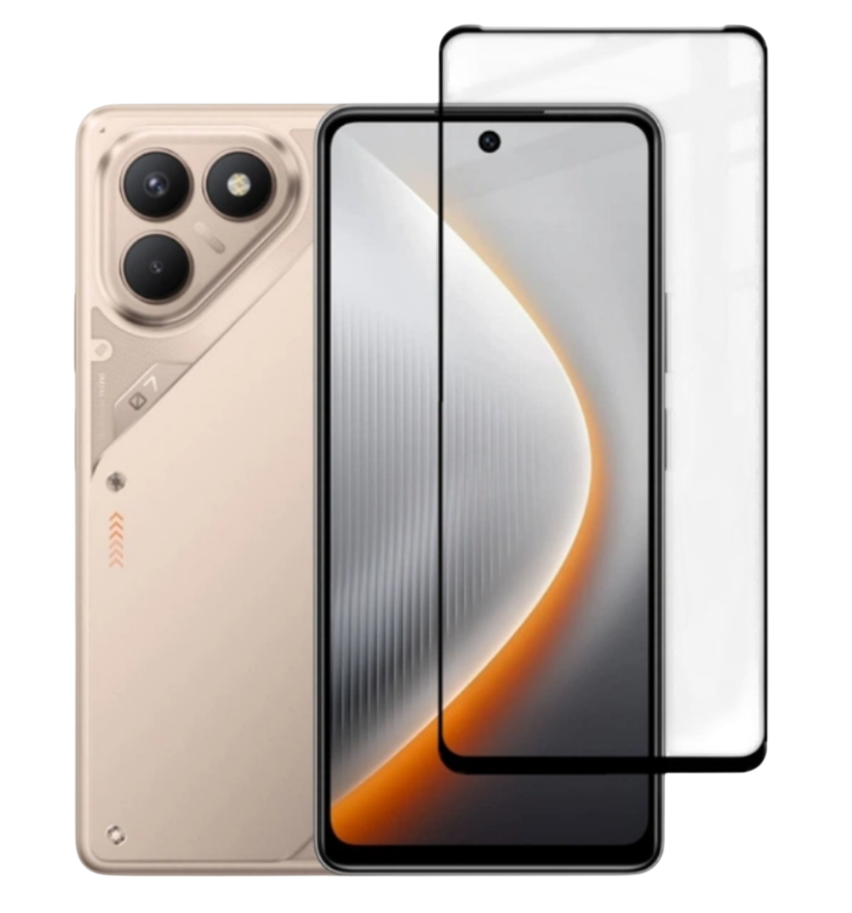 Захисне скло BECOVER для Tecno POVA 7 Neo (LJ6) Black (714920) Сумісність за моделлю TECNO Pova 7 Neo