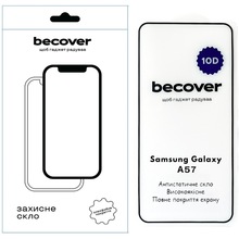 Захисне скло BECOVER для Samsung Galaxy А57 SM-A576 10D Black (714919)