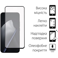 Захисне скло DENGOS для Xiaomi 15T/15T Pro Glass Full Glue Black (TGFG-430)