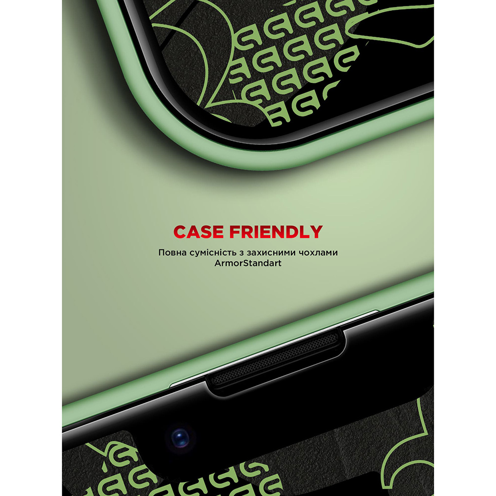 Захисне скло ARMORSTANDART Corning Black Icon для Apple iPhone 16e/14/13/13 Pro (ARM79553) Сумісність за моделлю Apple iPhone 13