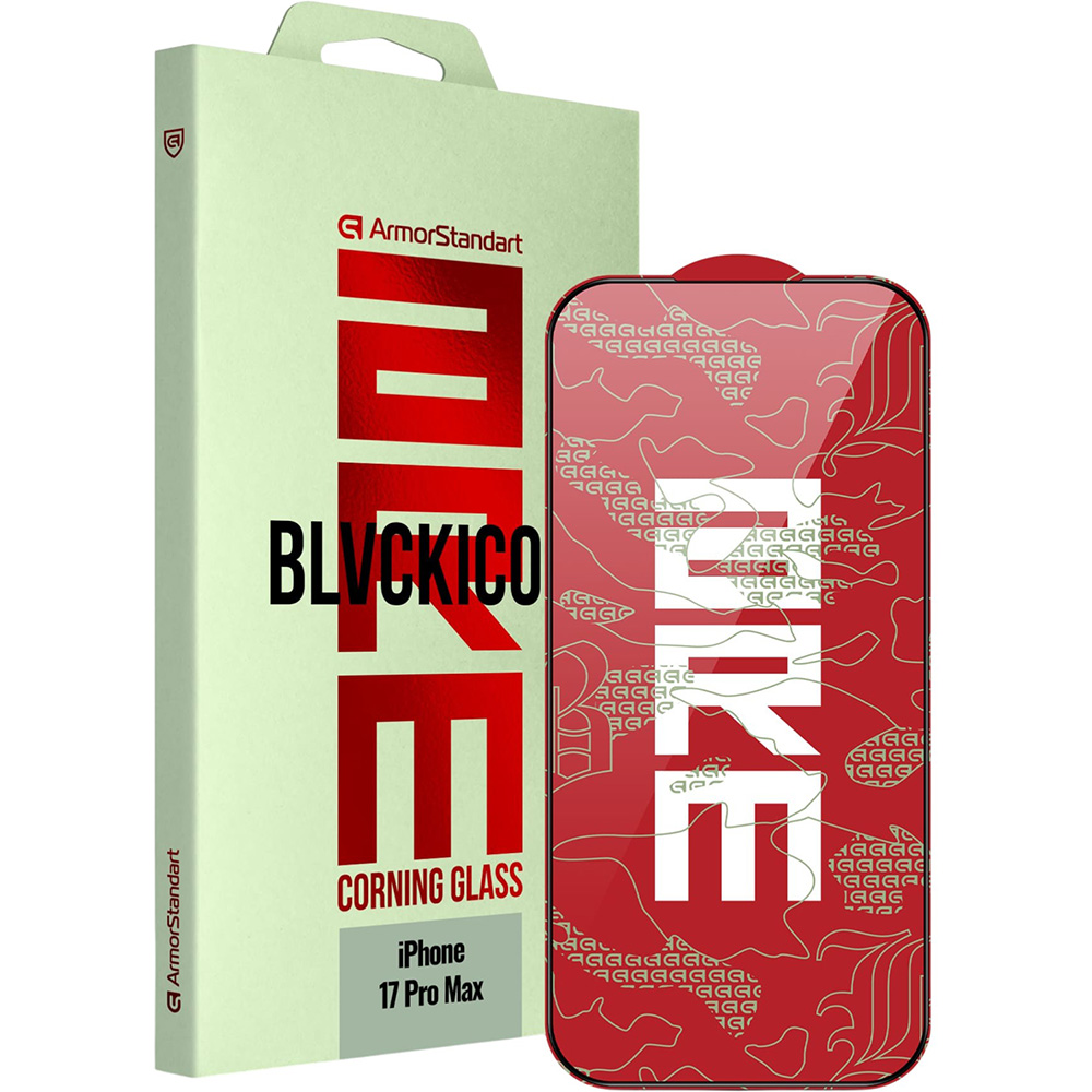Защитное стекло ARMORSTANDART Corning Black Icon для Apple iPhone 17 Pro Max (ARM88500)