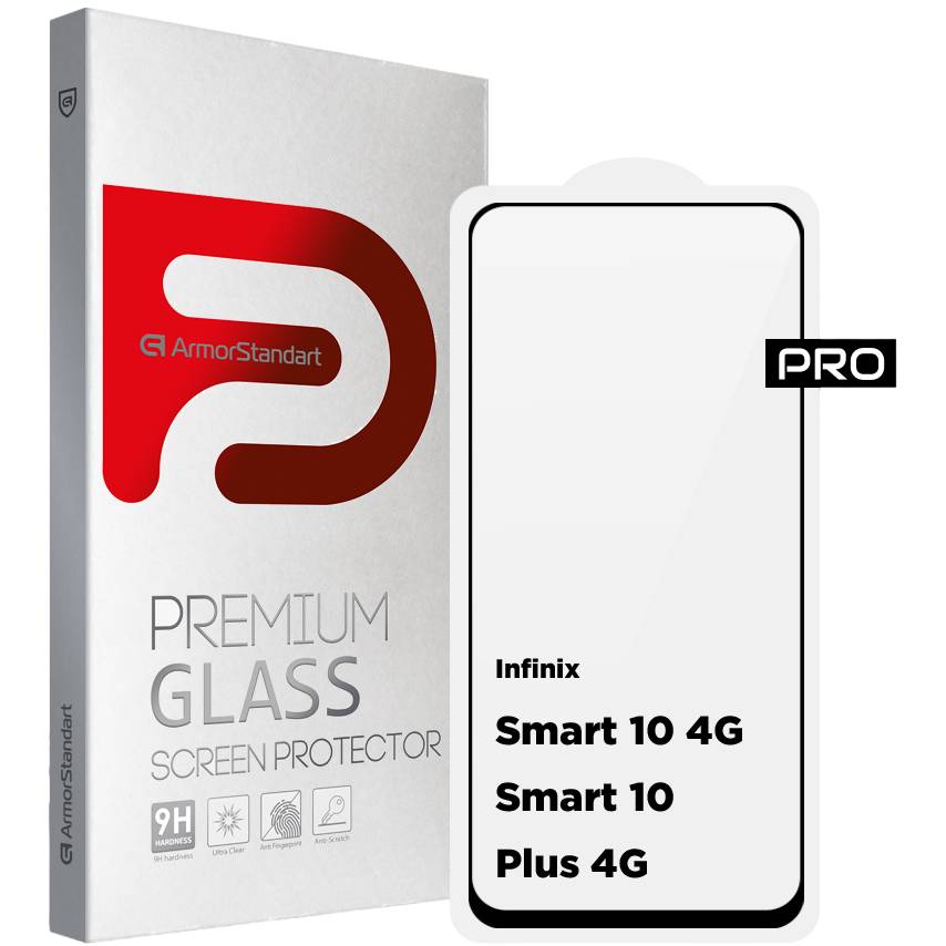 Защитное стекло ARMORSTANDART Pro для Infinix Smart 10 4G / Smart 10 Plus 4G (ARM87127)