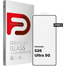Защитное стекло ARMORSTANDART Pro для Samsung Galaxy S26 Ultra 5G Black (ARM88716)