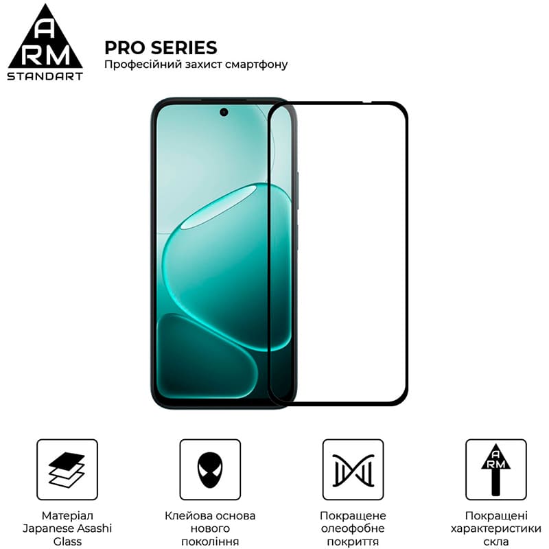 Захисне скло ARMORSTANDART Pro для OPPO A6 4G/A6K 4G/A6S 4G/A6X 4G Black (ARM90279) Сумісність за моделлю OPPO A6