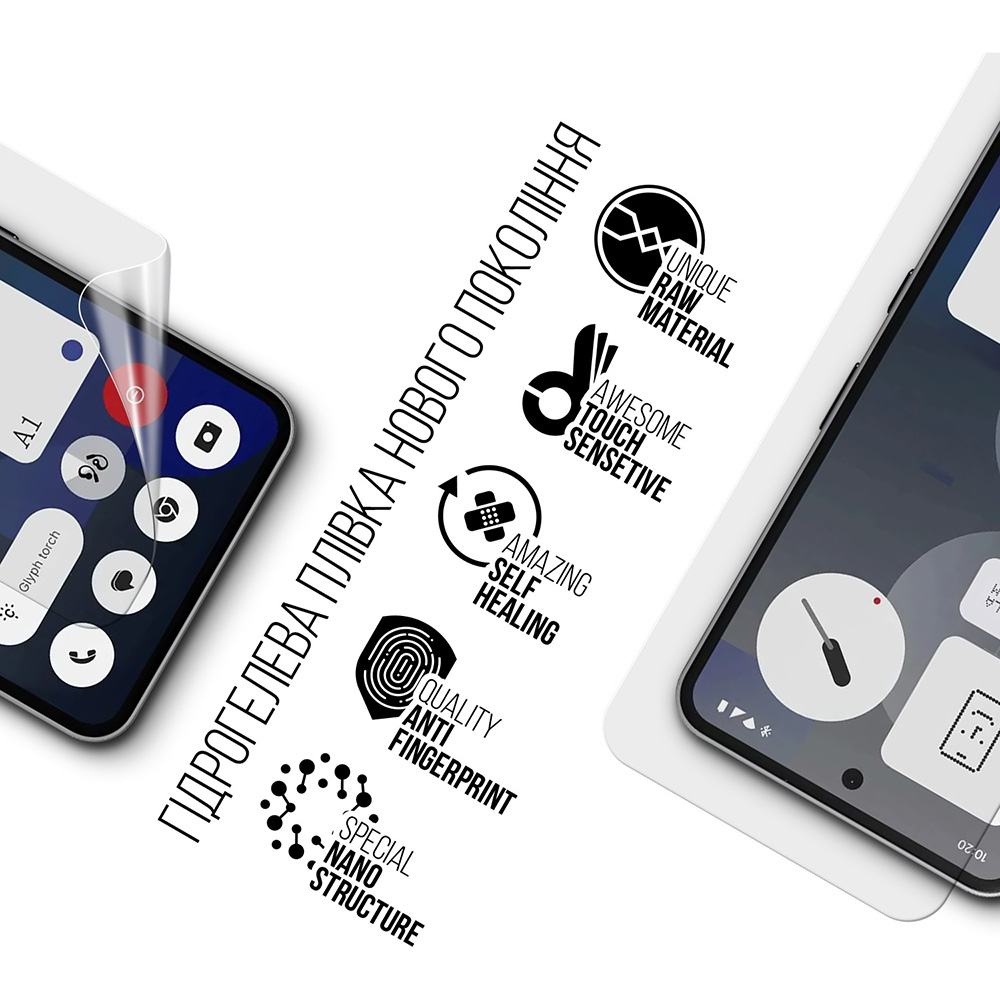 Захисна плівка ARMORSTANDART гідрогелева для Nothing Phone (3a) Lite (ARM90794) Сумісність за моделлю Nothing Phone (3a) Lite