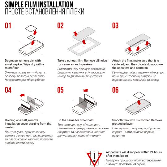 Гідрогелева плівка ARMORSTANDART для Poco M8 5G Transparent (ARM90266) Олеофобне покриття True