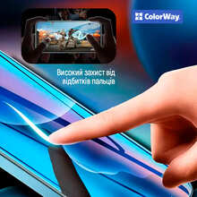 Защитное стекло COLORWAY 9H FC glue для Motorola G17 Power Black (CW-GSFGMG17P-BK)