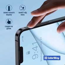 Защитное стекло COLORWAY 9H FC glue для Motorola G17 Power Black (CW-GSFGMG17P-BK)