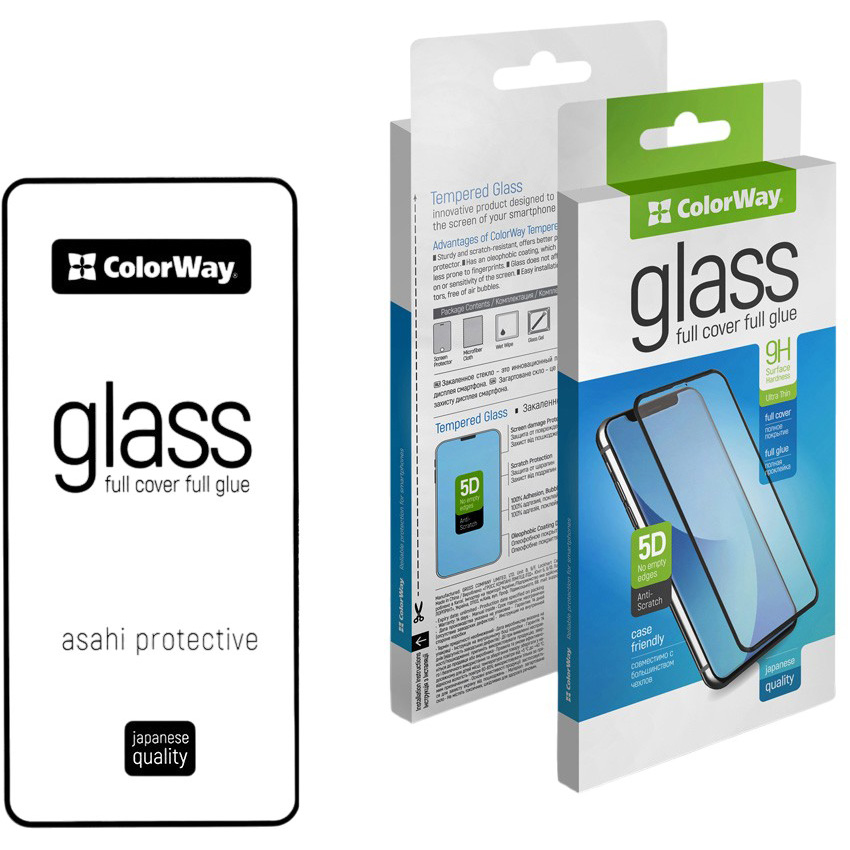Защитное стекло COLORWAY для Oppo Reno 15 9H FC Glue Black (CW-GSFGOR15-BK)