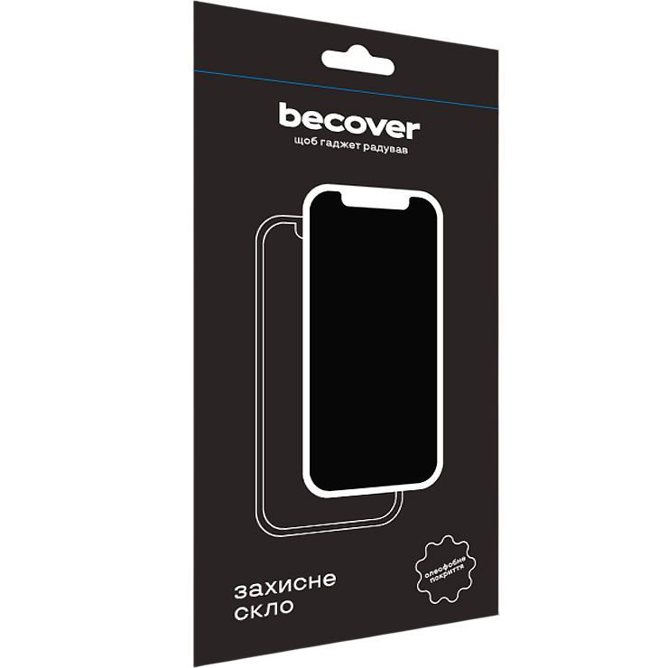 Зовнішній вигляд Захисне скло BECOVER для Tecno Spark 10 Pro Black (709268)