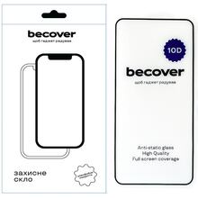 Защитное стекло BECOVER 10D для Samsung Galaxy S24+ Black (711361)