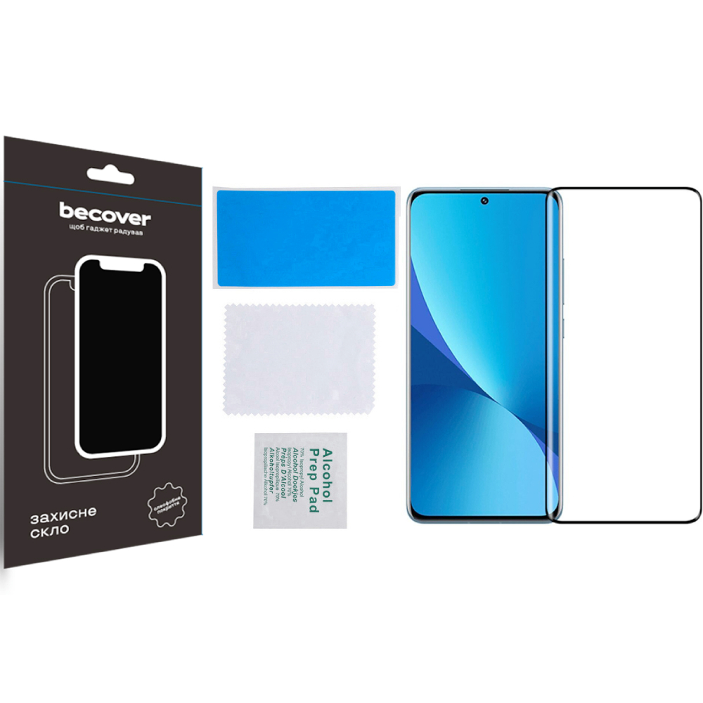 Защитное стекло BECOVER для Xiaomi Redmi 13/13x Black (711524) Совместимость по модели  Xiaomi Redmi 13