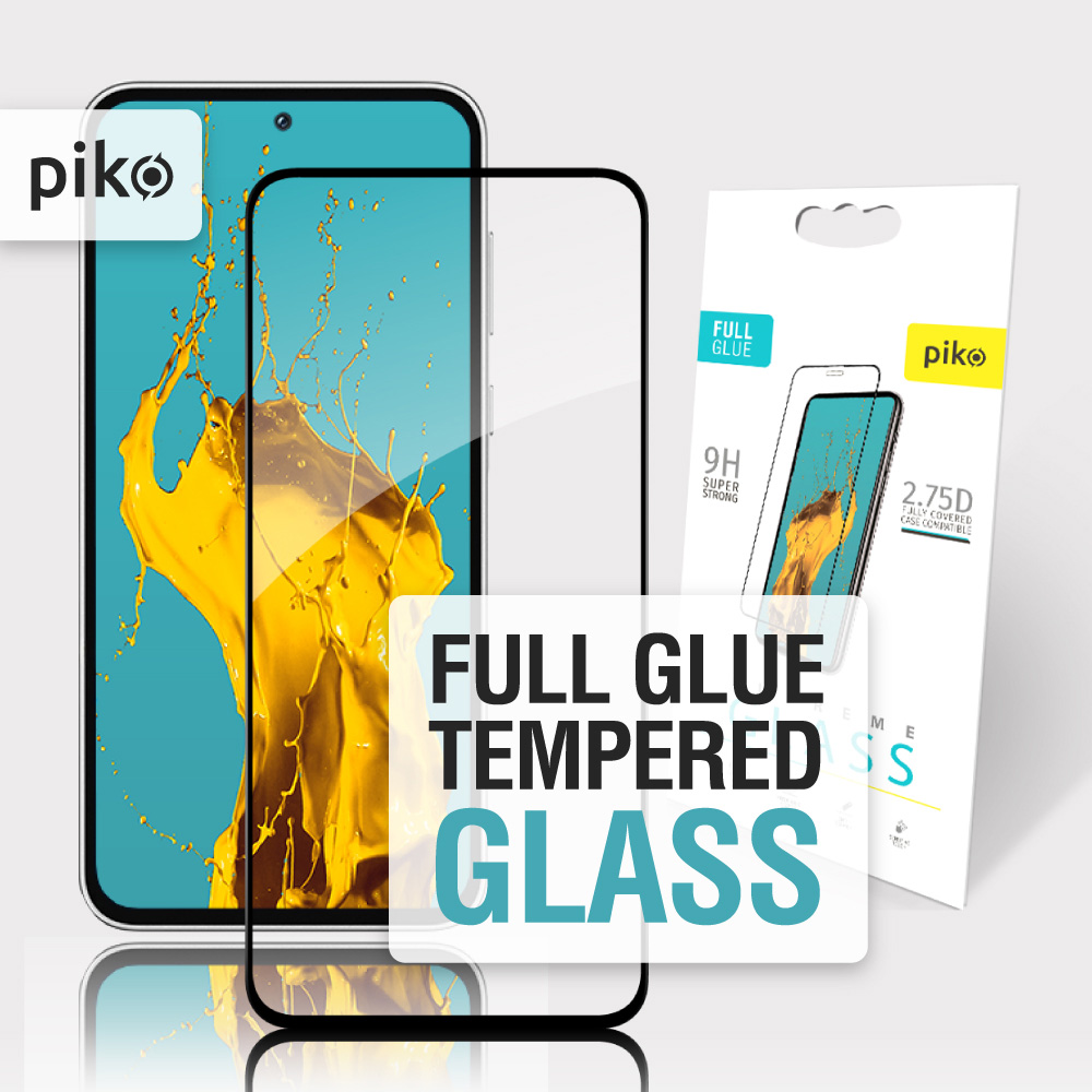 Захисне скло PIKO Full Glue для Xiaomi 15 Black (1283126607363) Олеофобне покриття True