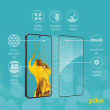 Захисне скло PIKO Full Glue для Samsung Galaxy S24 Black (1283126591839)