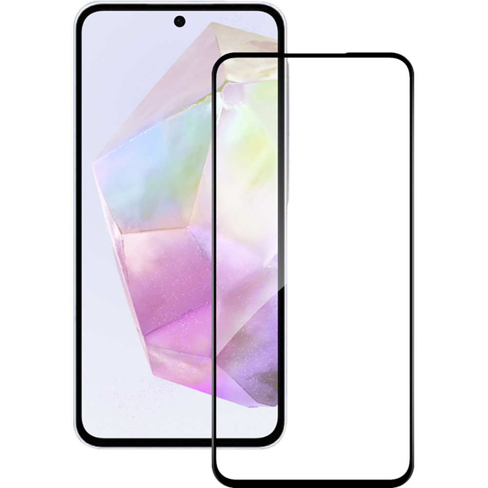 Защитное стекло ACCLAB Full Glue ESD для Samsung Galaxy A37 Black (1283126634857)