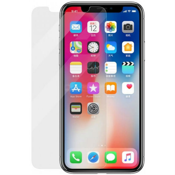 Защитное стекло BASEUS Full-glass Anti-fingerprint Tempered Glass Film для iPhone X (SGAPIPHX-LE02) 0.25mm Transparent