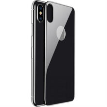 Защитное стекло BASEUS All-coverage Arc-surface Back Film для iPhone X (SGAPIPHX-4D0G) 0.3mm Space gray