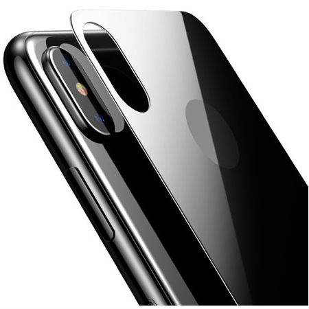 Защитное стекло BASEUS All-coverage Full-glass Back Film для iPhone X (SGAPIPHX-BM01) 0.3mm Black Тип стекло