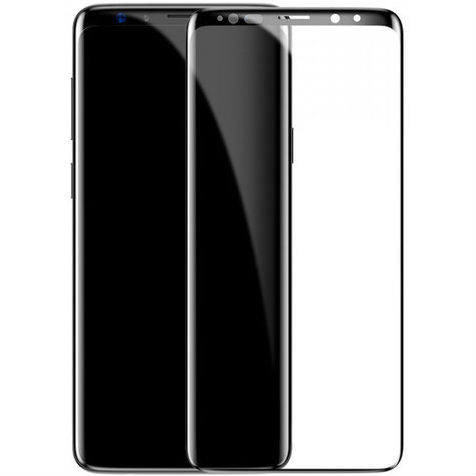 Защитное стекло BASEUS All-screen Arc-surface Film для Samsung Galaxy S9 G960 (SGSAS9-TM01) 0.3mm Black