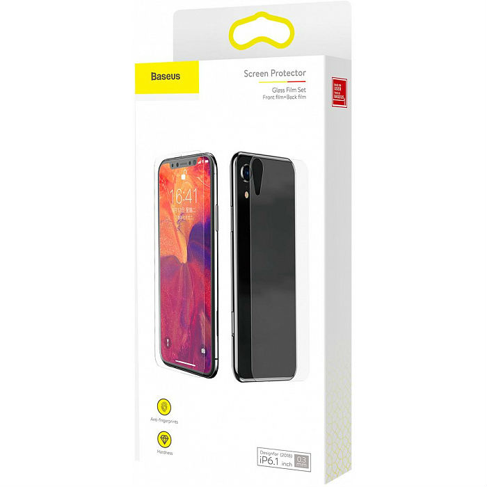 Заказать Защитное стекло BASEUS iPhone XR Transparent (SGAPIPH61-TZ02)