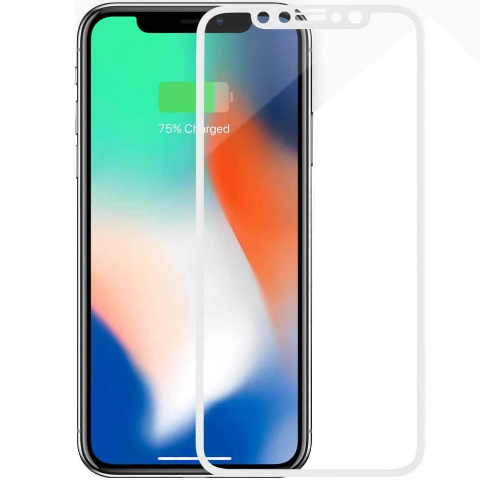 

Защитное стекло MAKEFUTURE 3D для Apple iPhone X/XS White (MG3D-AIX/XSW), 3D Apple iPhone X/XS White (MG3D-AIX/XSW)