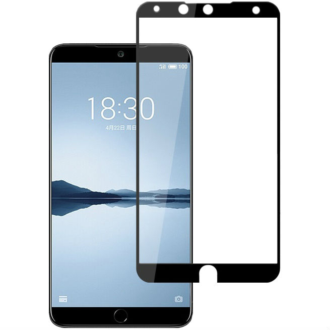 Захисне скло POWERPLANT Full screen Meizu 15 Black (GL605149) Тип скло