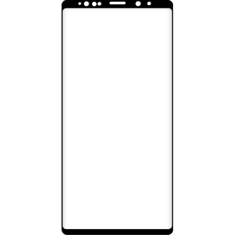 Захисне скло POWERPLANT 3D Samsung Galaxy Note 9 Black (GL605392) Розміри 74 х 155 х 0.33