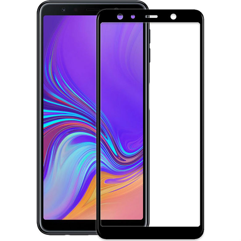 Захисне скло POWERPLANT Full screen для Samsung Galaxy A7 (2018) Black (GL606023) Тип скло