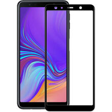 Захисне скло POWERPLANT Full screen для Samsung Galaxy A7 (2018) Black (GL606023)