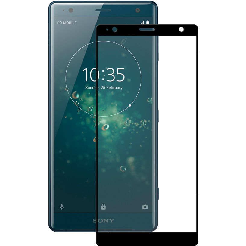 Защитное стекло POWERPLANT Full screen Sony Xperia XZ2, Black (GL605453) Тип стекло