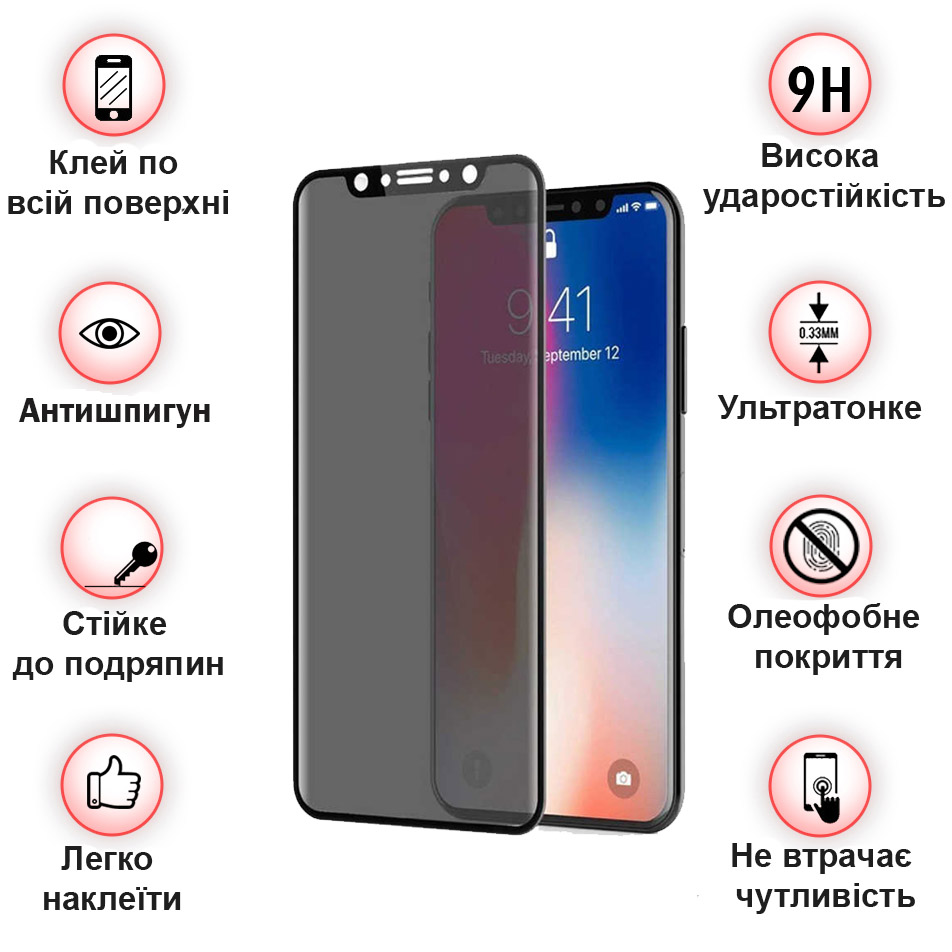 Захисне скло BECOVER для Samsung Galaxy M10 SM-M105 Black (703918) Колір чорний