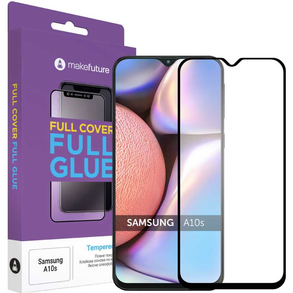 

Защитное стекло MAKEFUTURE Full Cover Full Glue Samsung A10s (MGF-SA10S), Full Cover Full Glue Samsung A10s (MGF-SA10S)