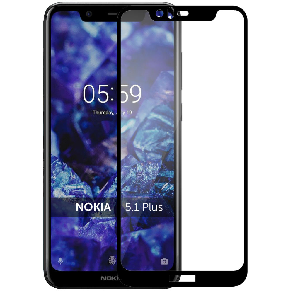 

Защитное стекло MAKEFUTURE Nokia 5.1 Plus Black (MGF-N51P), Nokia 5.1 Plus (MGF-N51P)