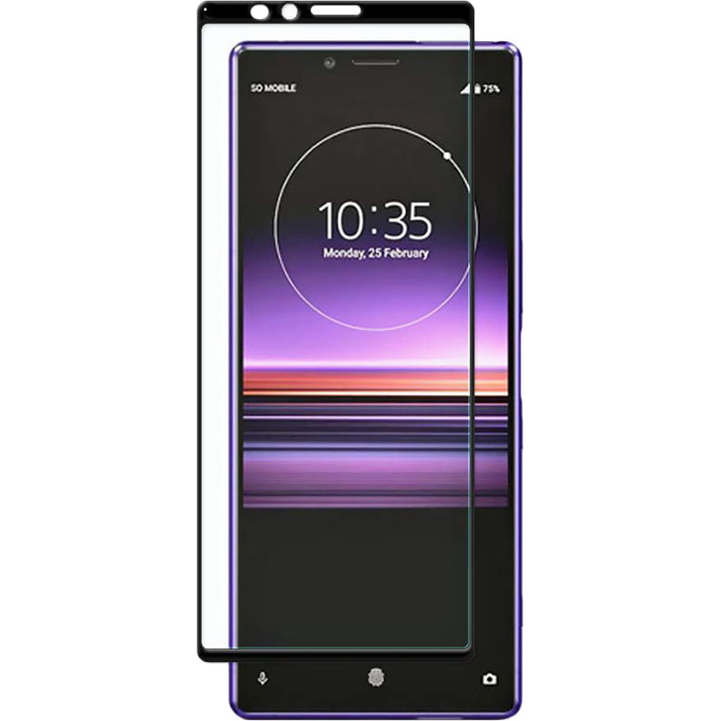 Захисне скло POWERPLANT для Sony Xperia 1 (Xperia XZ4), Black (GL607020)