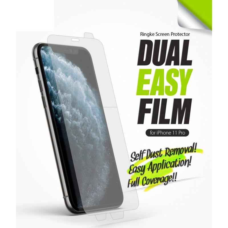 

Защитная пленка Ringke Dual Easy Film для Apple iPhone 11 Pro/iPhone X/iPhone Xs (RPS4619), Apple iPhone 11 Pro/iPhone X/iPhone XS (RPS4619)