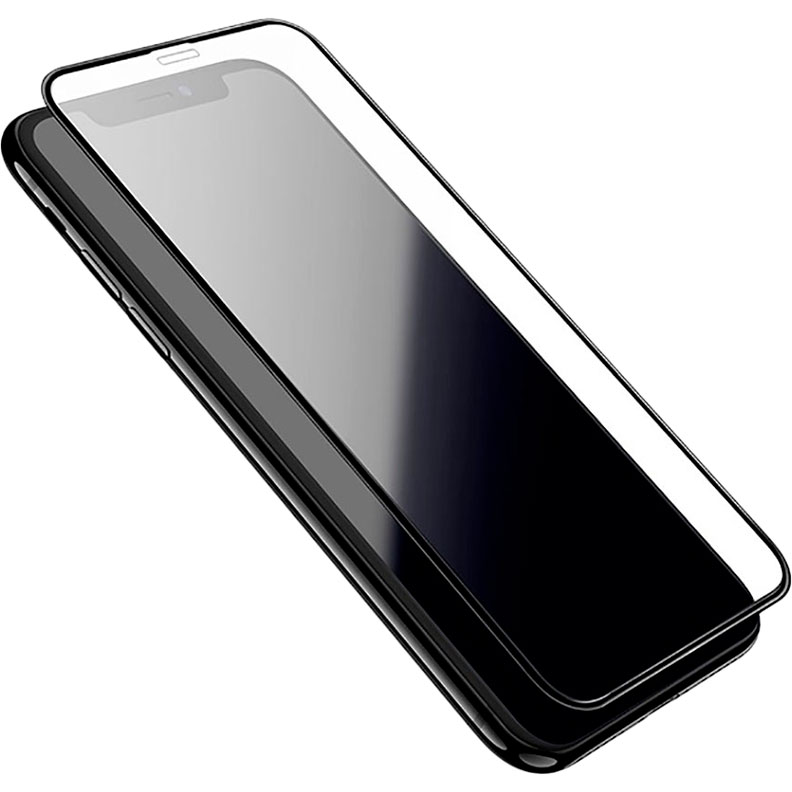 Защитное стекло PowerPlant Full screen для Apple iPhone 11 Black (GL607402) Размеры 68 x 143 x 0.33